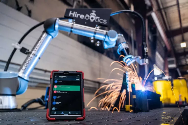 Cobot Welder App with welding cobot 1 min 768x512