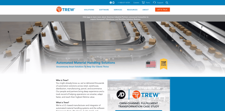 FireShot Capture 815 Smart Material Handling Warehouse Automation Solutions TREW  wwwtrewautomationcom min 768x379