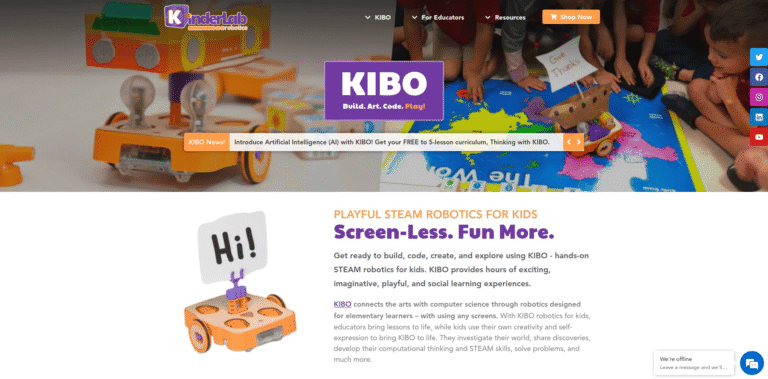 FireShot Capture 827 Robotics for Kids STEAM Learning KinderLab Robotics kinderlabroboticscom min 768x379
